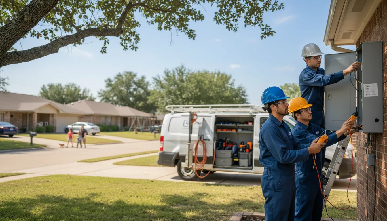 Certified electrician providing emergency electrical services in Dodson, LA